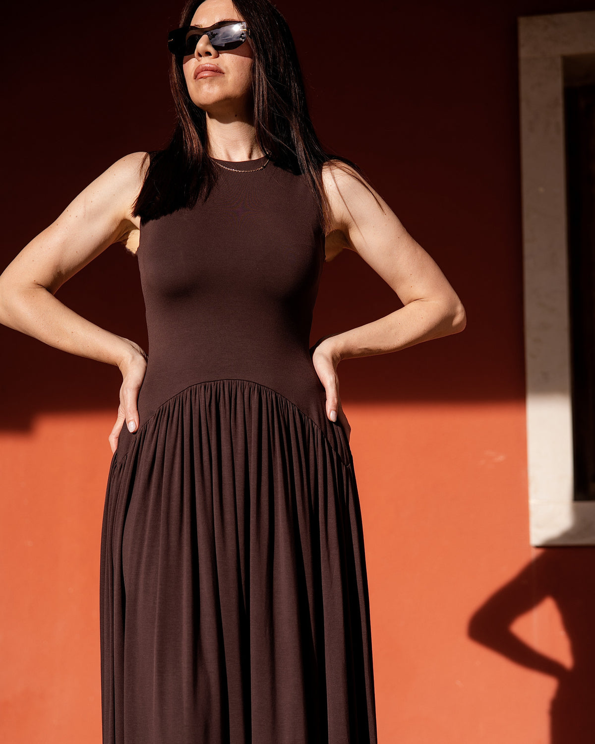 Chocolate dress