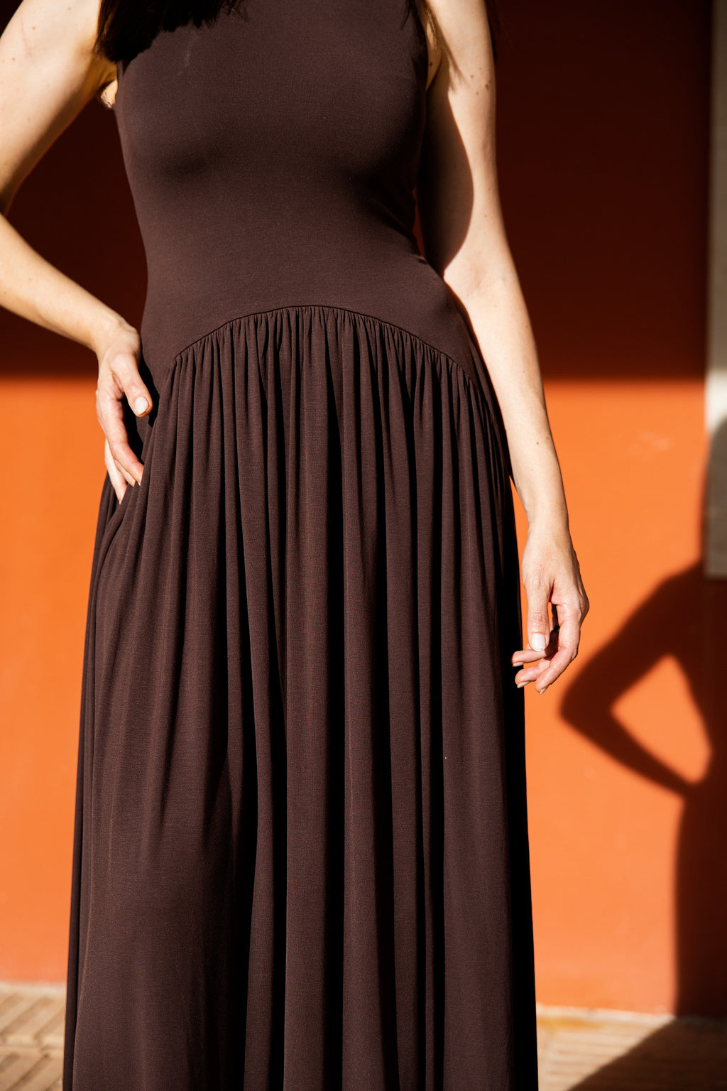 Chocolate dress